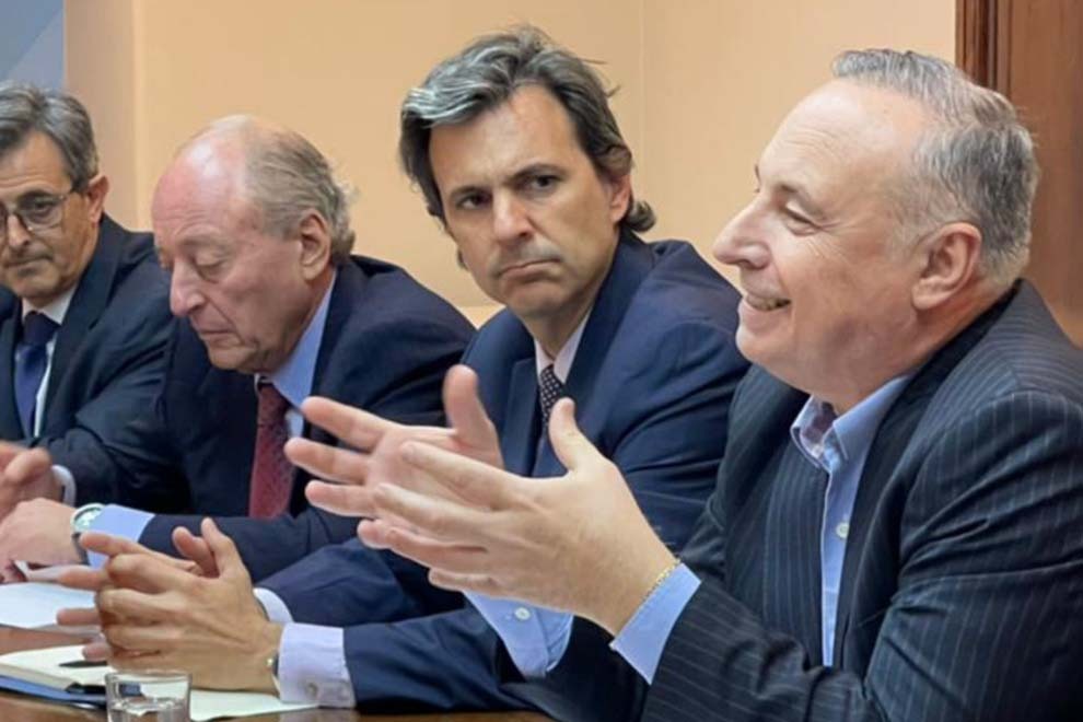 Accastello acompañó a empresarios del Clúster Aeroespacial a una reunión con Jorge Taiana • Canal C